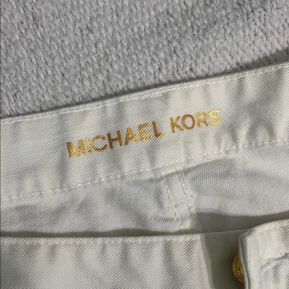 Michael Kors Cream Wide Leg Pants - Picture 2 of 4